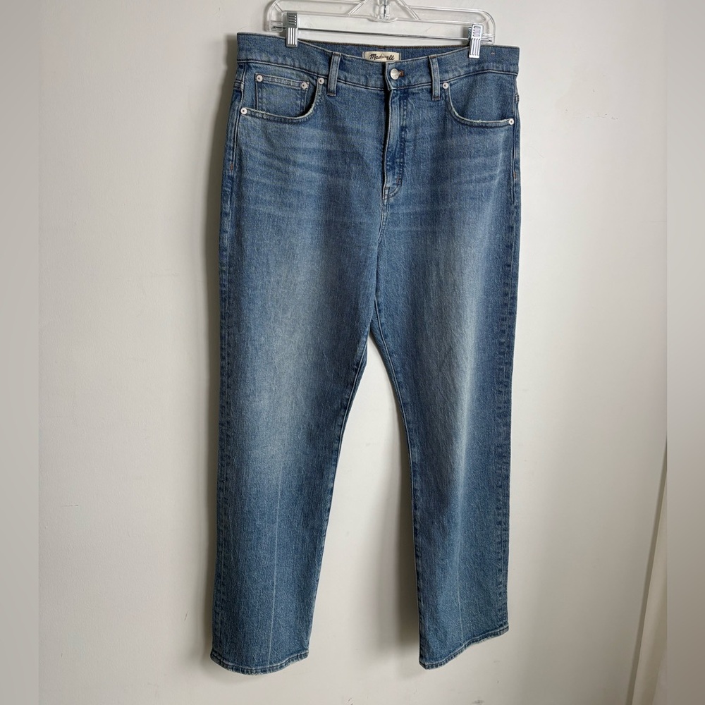 Madewell 90s straight jeans size 31 | vintage straight cheeky high rise